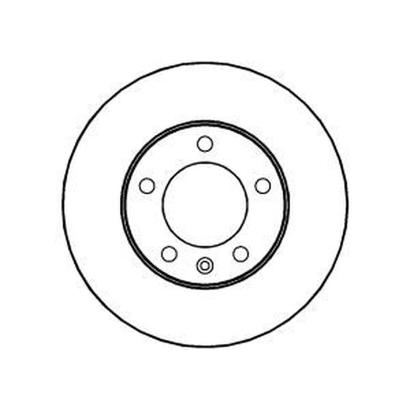 Abtex 2 x Vented Front Brake Discs BD1051V