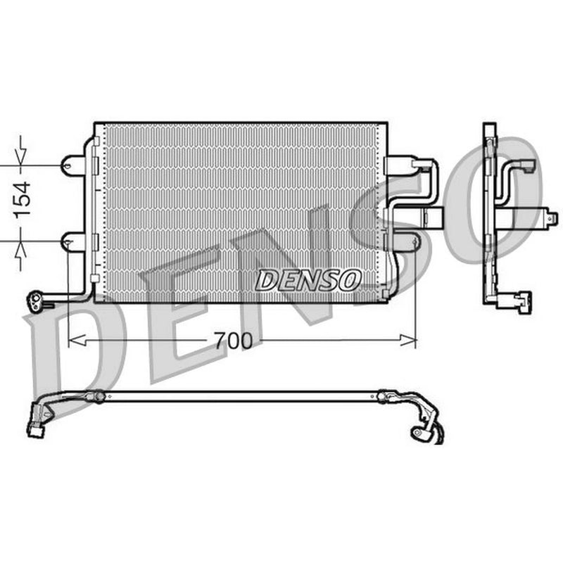 Denso Air Conditioning Condenser DCN32017