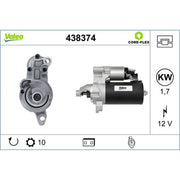 Valeo Starter Motor 12V 1.7kW Teeth 438374