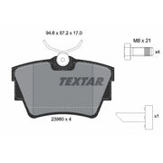 Textar Rear Brake Pad Set 2398001