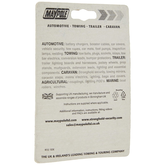 Maypole 12/24V Slim Line Oval LED Side Amber Marker & Reflector Maypole  - Town Parts