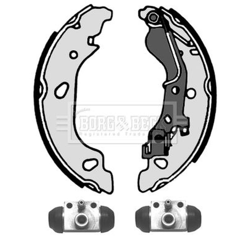 Borg & Beck Brake Shoe Set Axle Kit BBS1078K