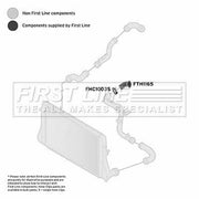 First Line Intercooler Turbo Charge Air Hose FTH1165