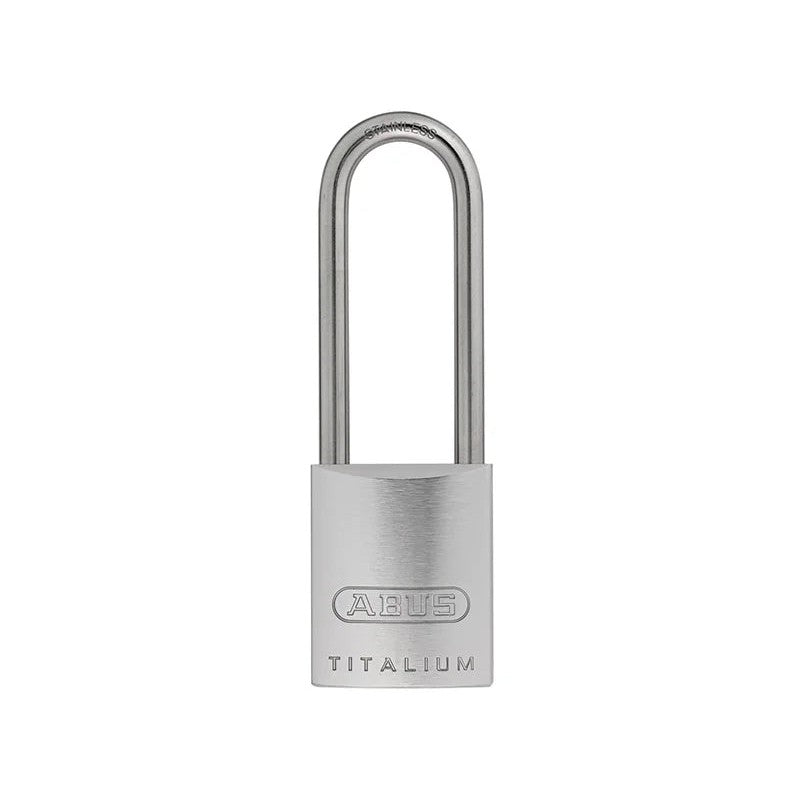 ABUS Mechanical 86TI/45mm TITALIUM™ Padlock Without Cylinder 70mm Long Stainless