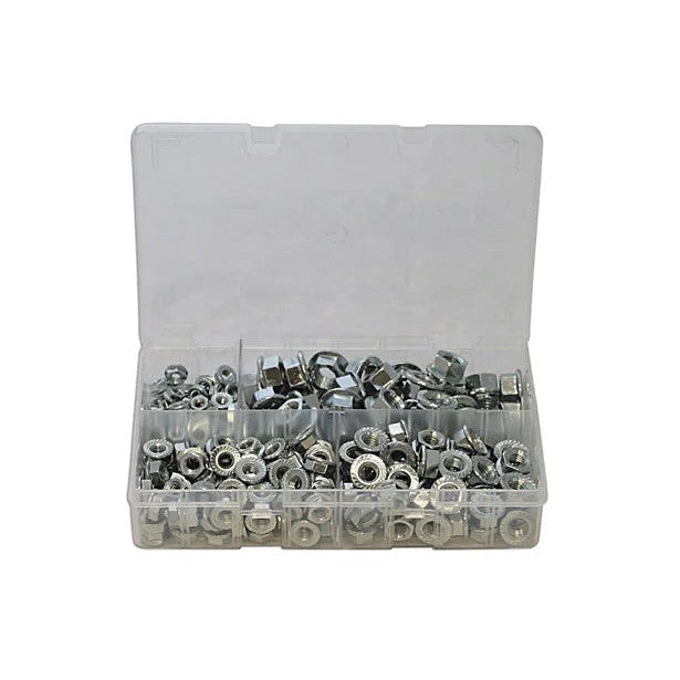 Connect Assorted Metric Flange Nuts Box 225pc - CPL