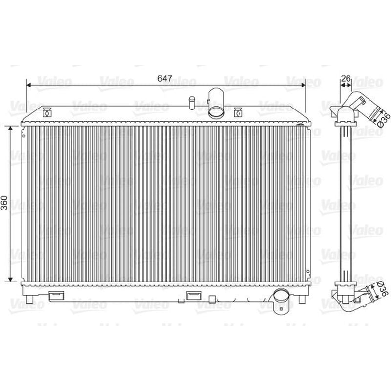 Valeo Engine Radiator 701561
