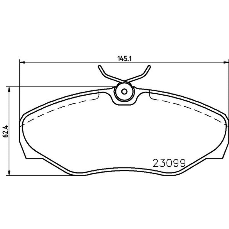 DON Front Brake Pad Set PCP1635