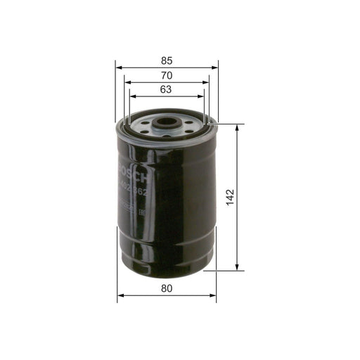 Bosch Car Fuel Filter F026402362 Bosch  - Town Parts