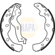 NAPA Brake Shoe Set Axle Kit NBS1066