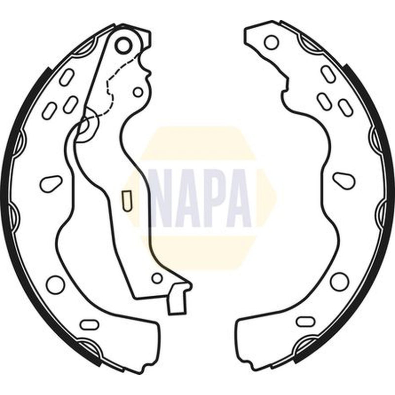NAPA Brake Shoe Set Axle Kit NBS1066