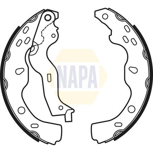 NAPA Brake Shoe Set Axle Kit NBS1066
