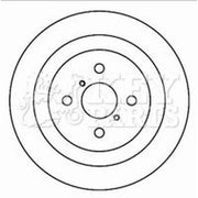 Key Parts 2 x Rear Brake Discs KBD4601