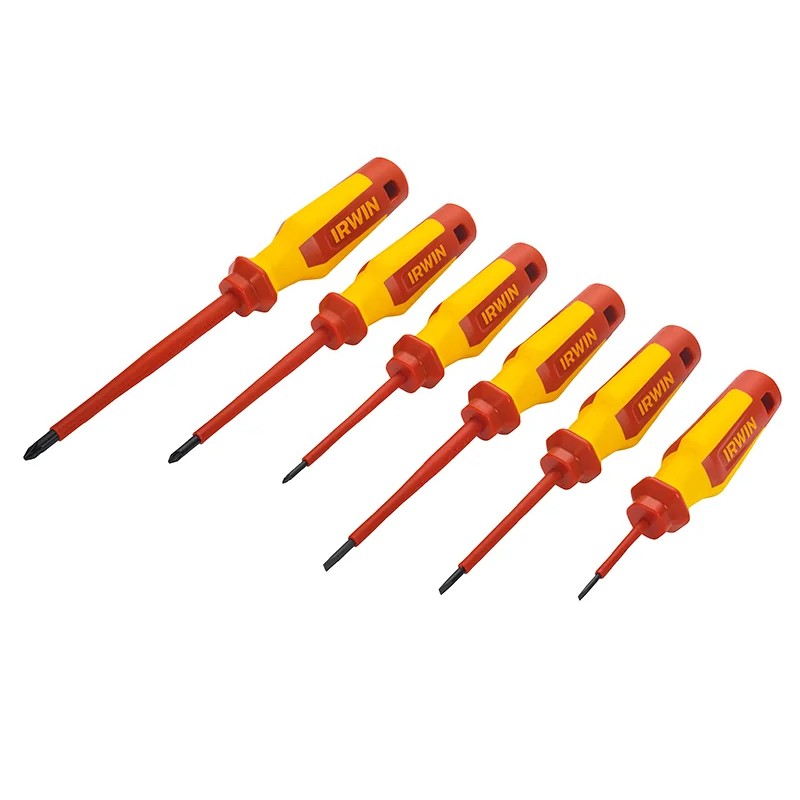 IRWIN® VDE Pro Comfort Screwdriver Set, 6 Piece - 1951884
