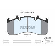 Textar Front Brake Pad Set 2927201