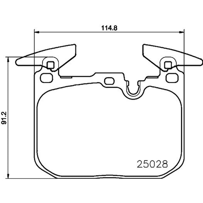 Mintex Front Brake Pad Set MDB3259