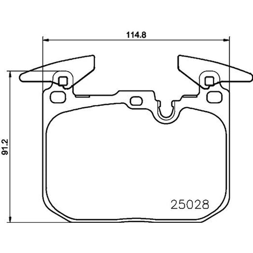 Mintex Front Brake Pad Set MDB3259
