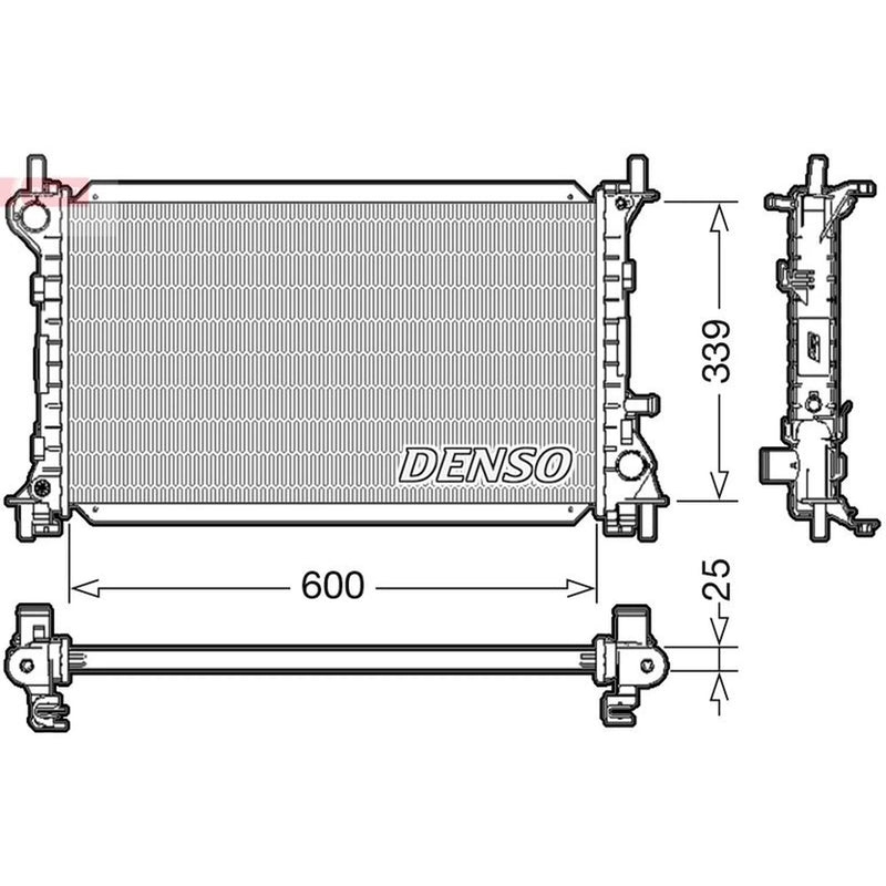 Denso Engine Radiator DRM10003