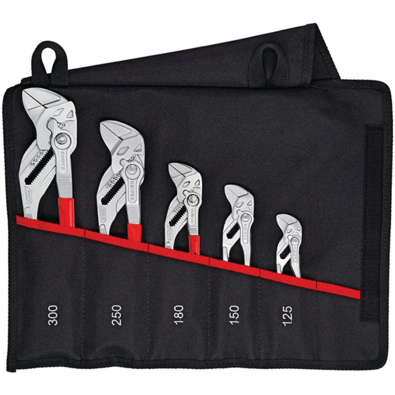 KNIPEX Pliers Wrenches Set 5 Piece 125-300mm