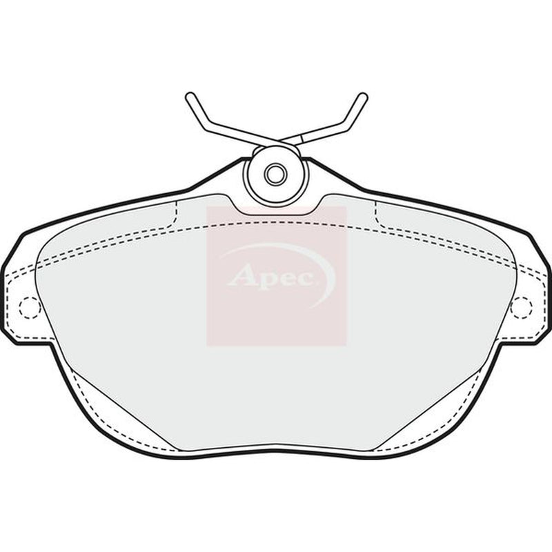 Apec Rear Brake Pad Set PAD1594