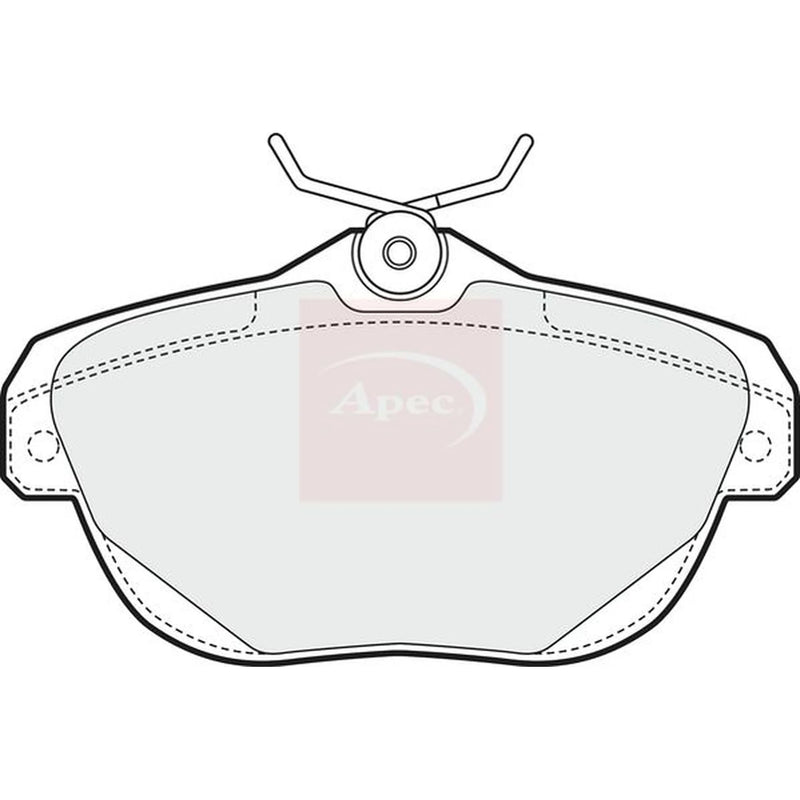 Apec Rear Brake Pad Set PAD1594