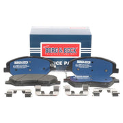 Borg & Beck 4 x Front Brake Pad Set BBP2176