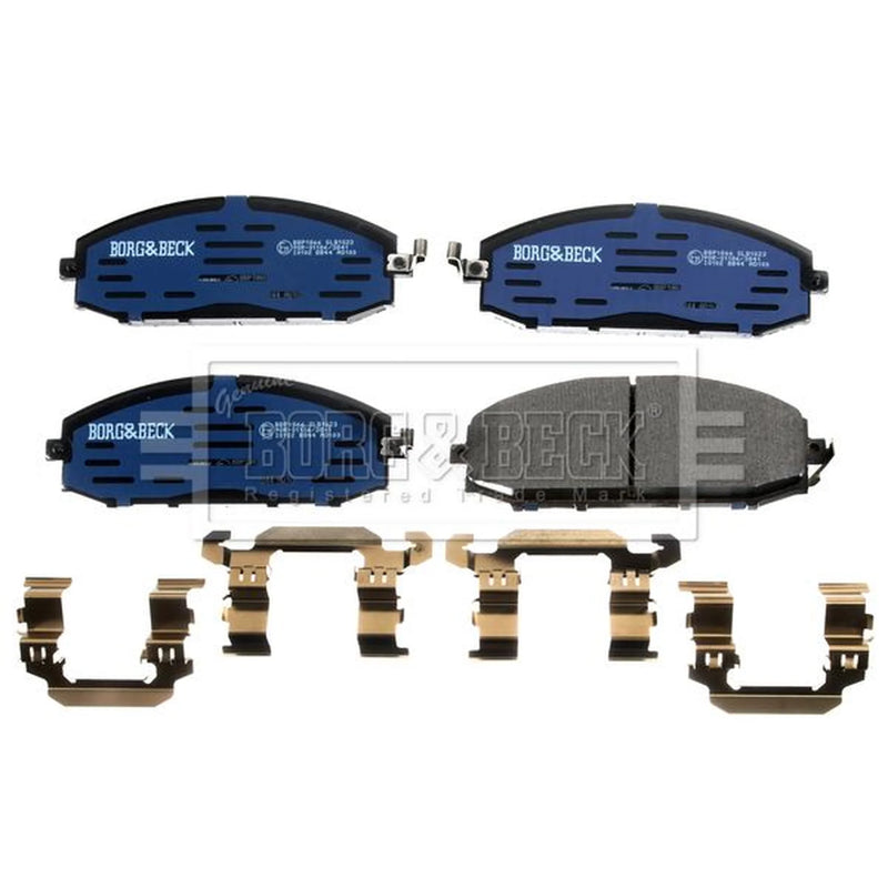 Borg & Beck 4 x Front Brake Pad Set BBP1866