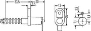 Hella 6ZF 007 239-001 Switch, door contact