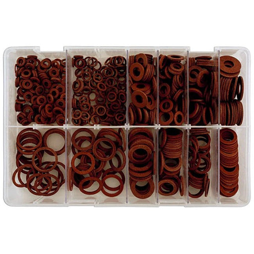 Connect Assorted Imperial Fibre Washers 610pc - CPL