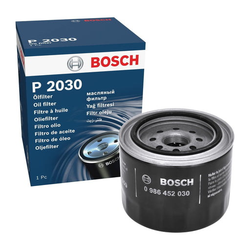 Genuine Bosch Car Oil Filter P2030 Fits Toyota Corolla - 2.0 - 92-97 0986452030 Bosch  - Town Parts