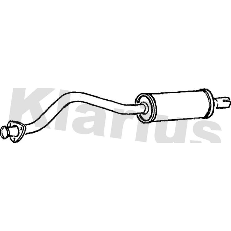 Klarius Box With Tail Pipe Rear LR87V