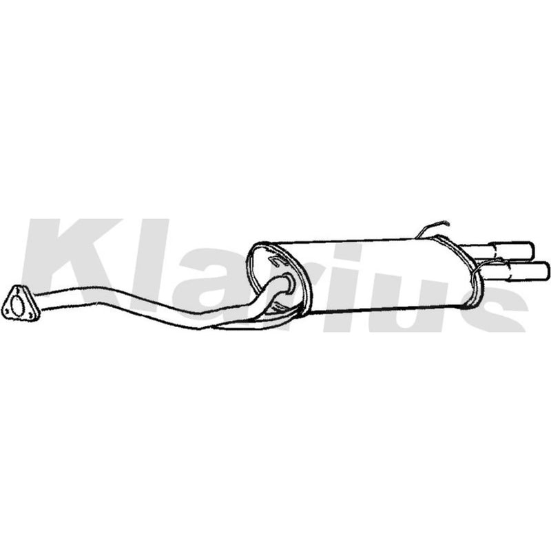 Klarius Box With Tail Pipe Rear RR195H