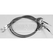 Borg & Beck Handbrake Cable Left Rear BKB2596