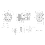 Hella Air Conditioning Compressor 8FK 366 200-391