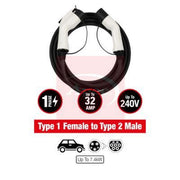 Apec Electric Vehicle Charging Cable Male/Female AEC102