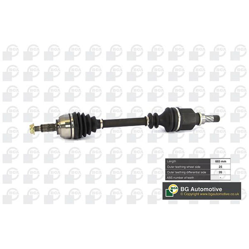 BGA CV Drive Shaft Driveshaft Front Left DS7349L