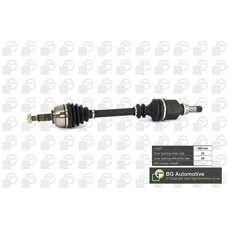 BGA CV Drive Shaft Driveshaft Front Left DS7349L