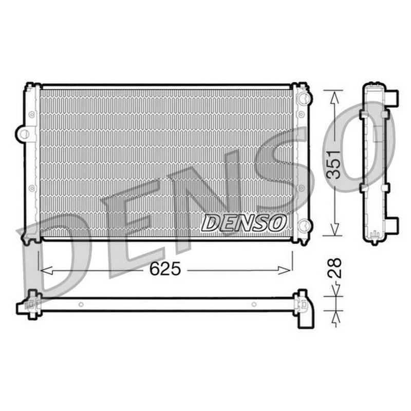 Denso Engine Radiator DRM26001
