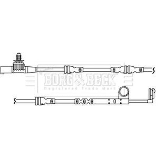 Borg & Beck Brake Pad Wear Sensor Front BWL3086