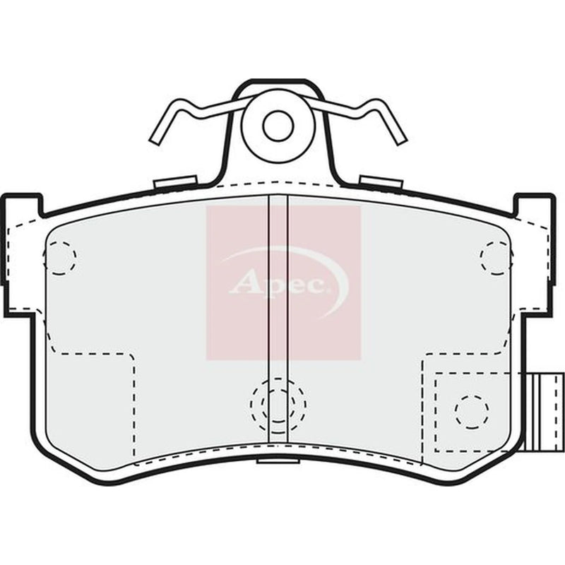 Apec Rear Brake Pad Set PAD834
