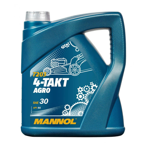 MANNOL 4-Takt Agro SAE 30 4 stroke Garden Engine Oil API SG JASO MA/MA2 4L