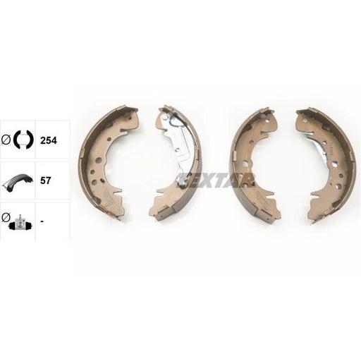 Textar Brake Shoe Set Axle Kit 91070400