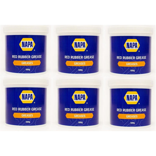 6x NAPA Red Rubber Grease Brake Caliper Pistons & Hydraulic Systems 500g NAPA  - Town Parts