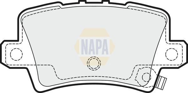 NAPA Front & Rear Pads fits HONDA