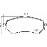 Mintex Front Brake Pad Set MDB3888