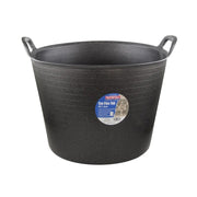 Faithfull Eco Flex Tub 42 litre - Recycled Black - FAIECOFLXB42