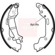 Apec Brake Shoe Set Axle Kit SHU633