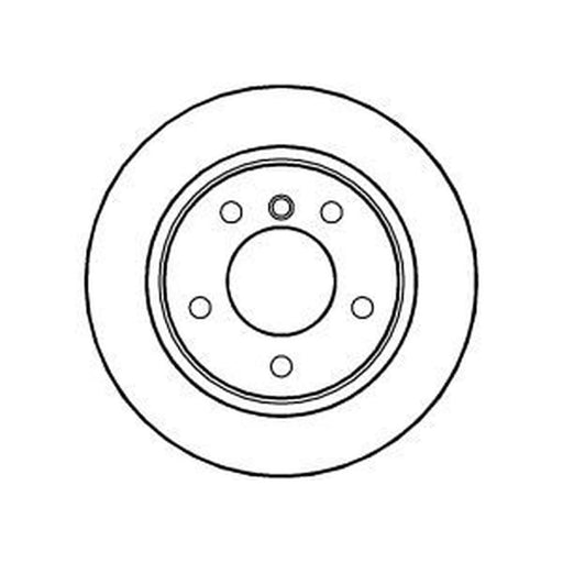 Abtex 2 x Vented Rear Brake Discs BD608V