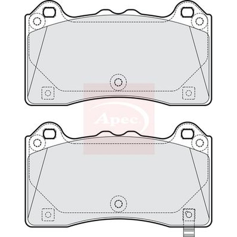Apec Front Brake Pad Set PAD2185