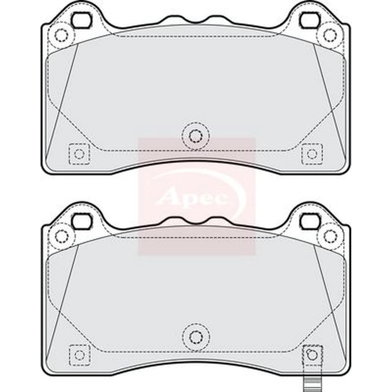 Apec Front Brake Pad Set PAD2185
