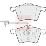 Apec Front Brake Pad Set PAD2009